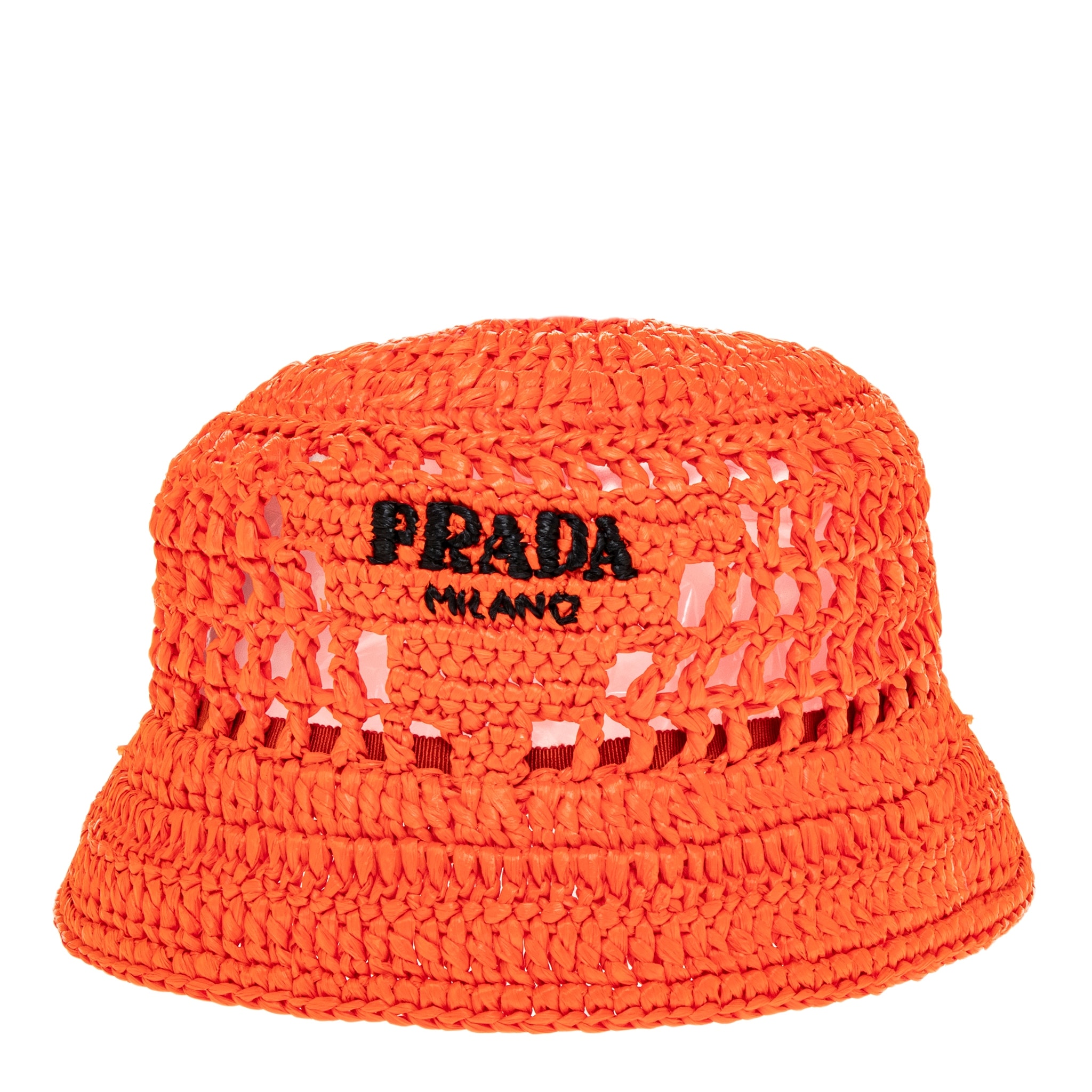 Prada Crochet Bucket Hat - Overstock - 42999830 Prada Crochet Bucket Hat - Overstock - 42999830