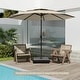 preview thumbnail 46 of 68, Costway 10 ft 3-tier Vented Patio Umbrella Large Market Table Umbrella
