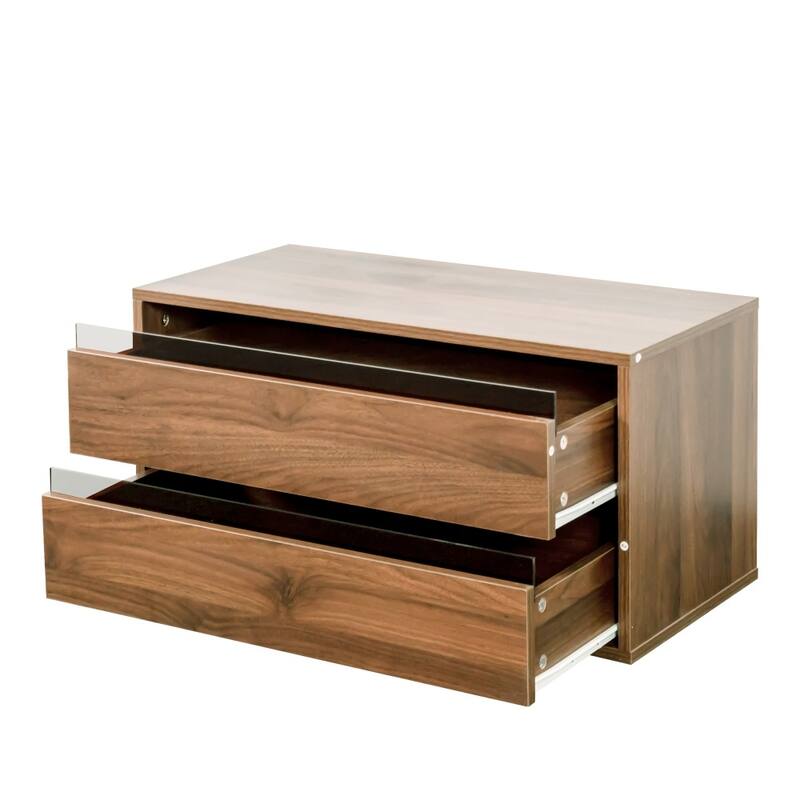 28.35" Wood Stackable Mounted Closet Storage Book Cabinet for Living Area