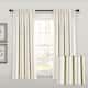 Lush Decor Farmhouse Stripe Yarn Dyed Cotton Window Curtain Panel Pair