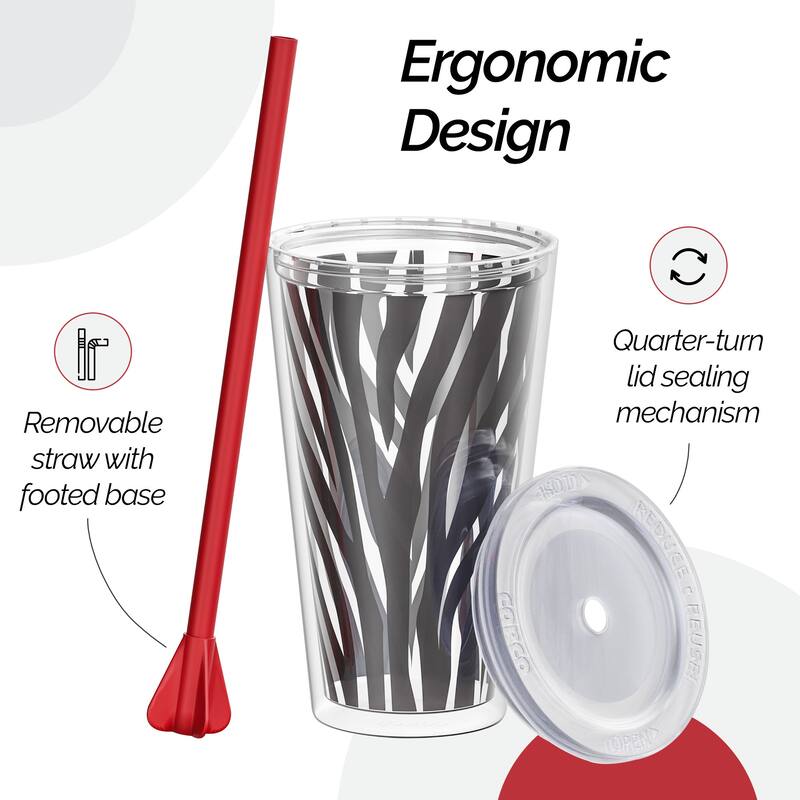 Copco Minimus Tumbler With Removable Straw And Double Wall Insulation - 24 oz.