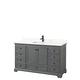 Option Dark Gray, Black Trim, Giotto Quartz Top