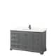 Option Dark Gray, Black Trim, Giotto Quartz Top