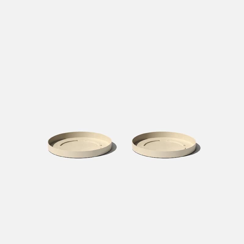 Veradek Mason Series Kona Planter Tray - 15 inch - 2 Pack - Sand
