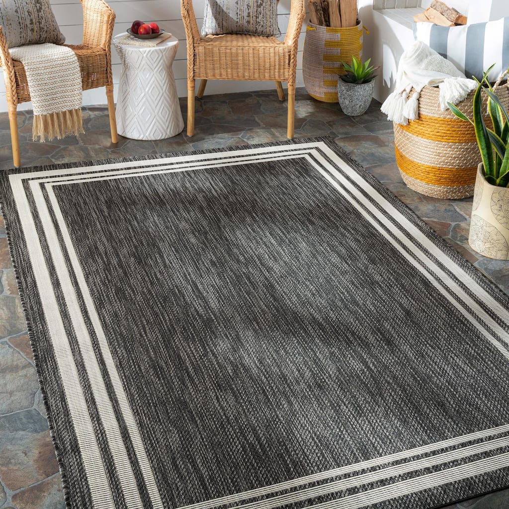 Livabliss Eagean Casual Indoor/Outdoor Area Rug