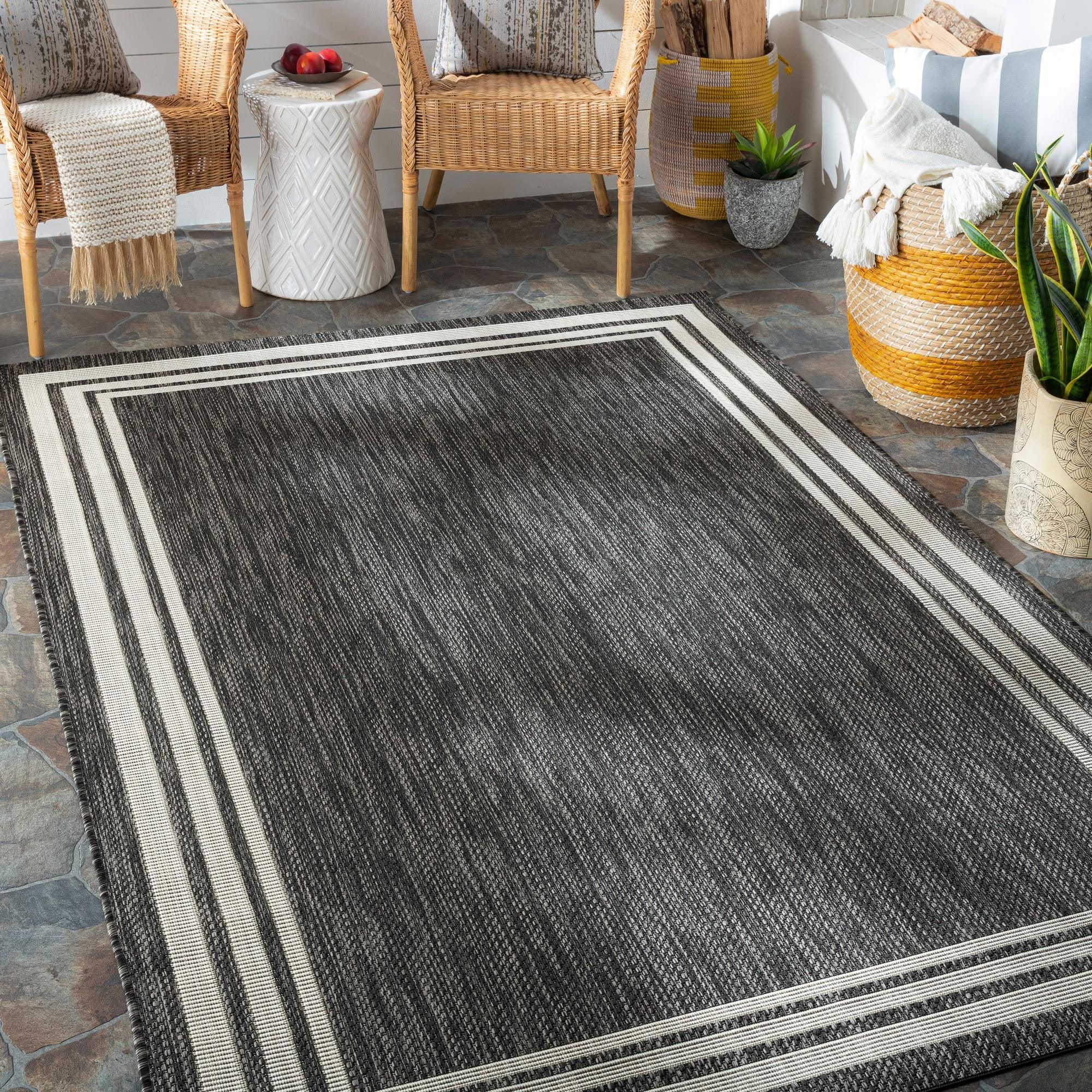 Livabliss Eagean Casual Indoor/Outdoor Area Rug