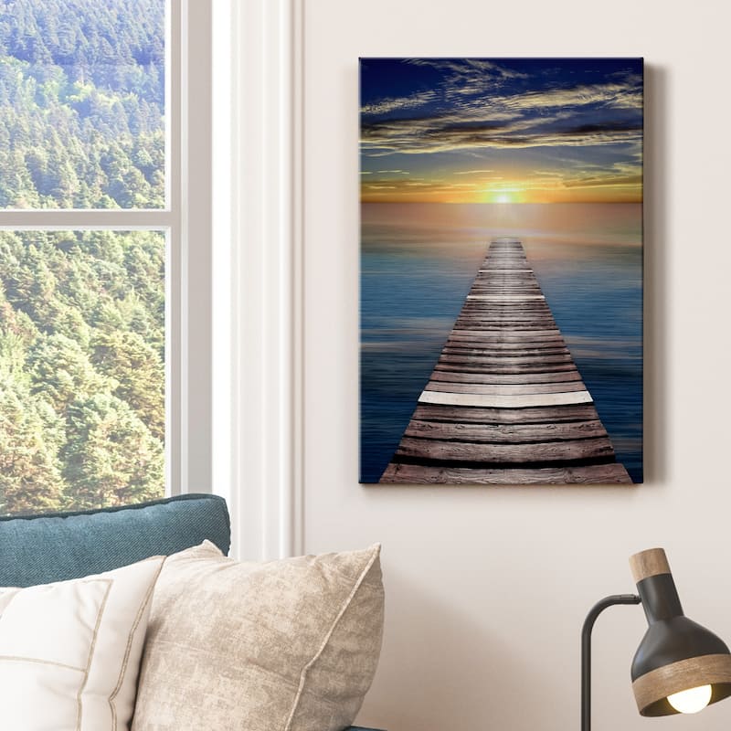 Caribbean Dusk Premium Gallery Wrapped Canvas - Ready to Hang