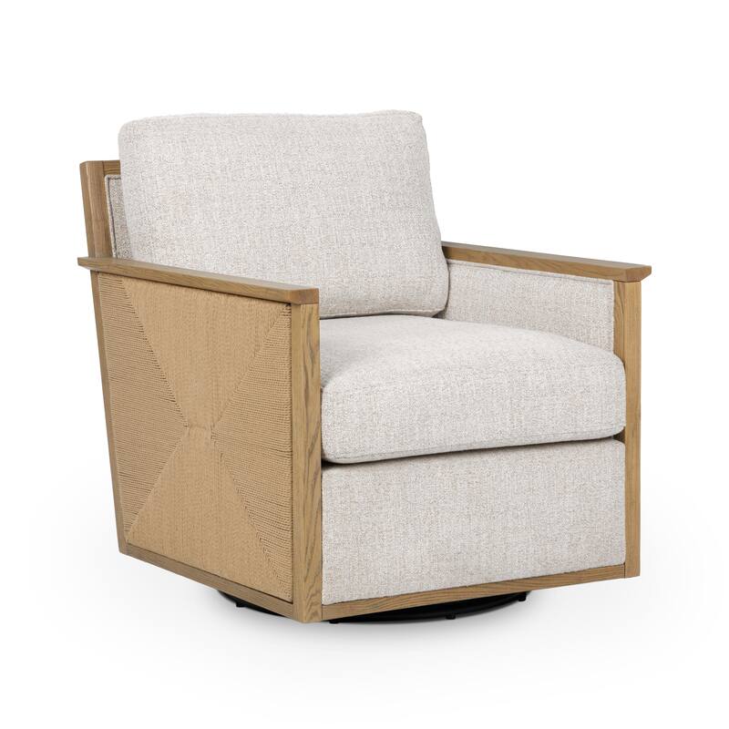Classic Home Norman Swivel Accent Chair
