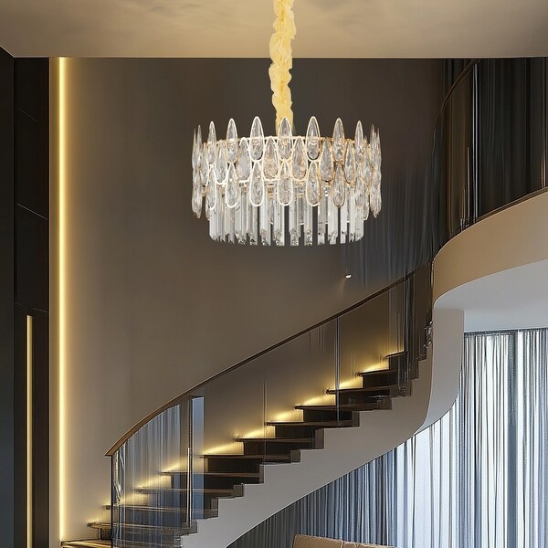 Teardrop chandelier light cheap