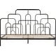 preview thumbnail 11 of 24, Elle Decor Astrid Modern Bed With Metal Headboard and Footboard, Requires No Box Spring
