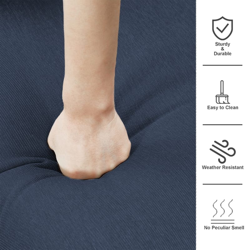 22 in x 24 in Outdoor Chair Deep Seat Replacement Cushion - N/A