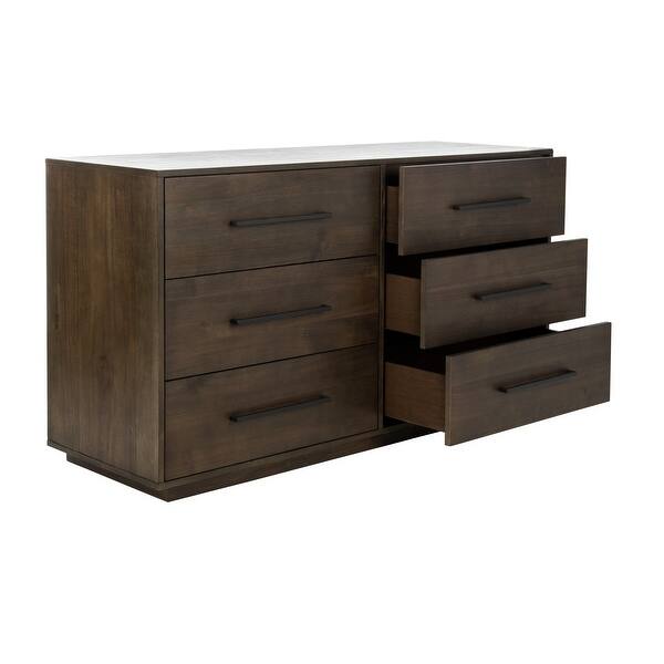 SAFAVIEH Couture Lawson 6-drawer Dark Chocolate Brown Dresser - Bed Bath &  Beyond - 27623562