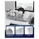 preview thumbnail 25 of 24, Large Dish Drying Rack - Extendable Dish Rack