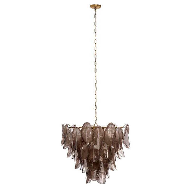 Jamie Young Magnolia 10-Light Quartz Glass Chandelier