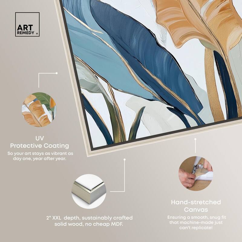 Paradise Fronds I Canvas by Art Remedy
