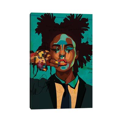 iCanvas "Painter Girl Blue Edition" by Dai Chris Art Canvas Print