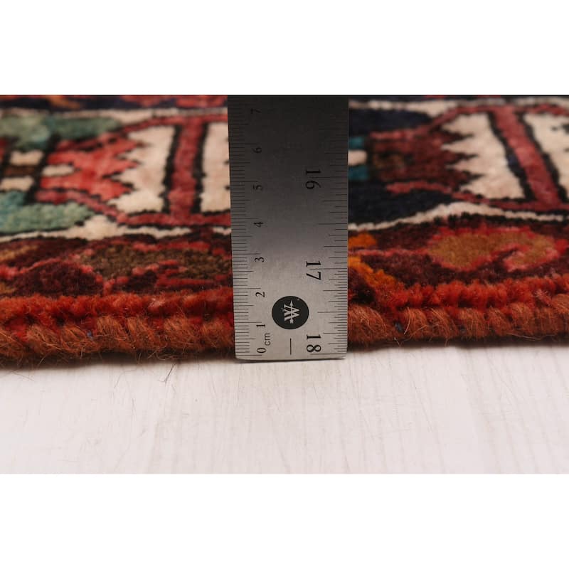 ECARPETGALLERY Hand-knotted Anatolian Vintage Red Wool Rug - 5'0 x 6'7