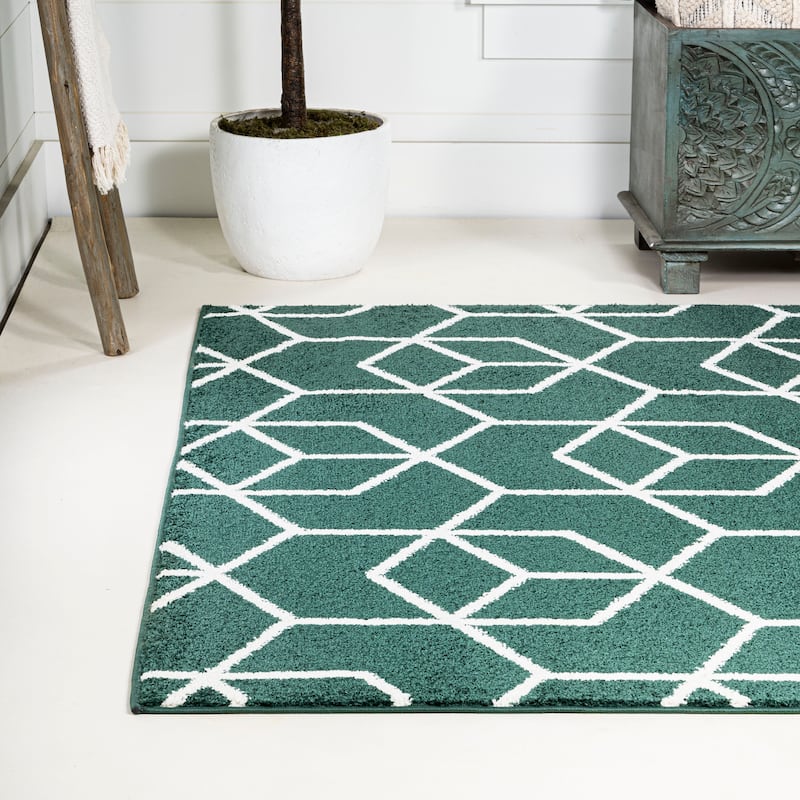 JONATHAN Y Cole Blocks Modern Geometric Area Rug