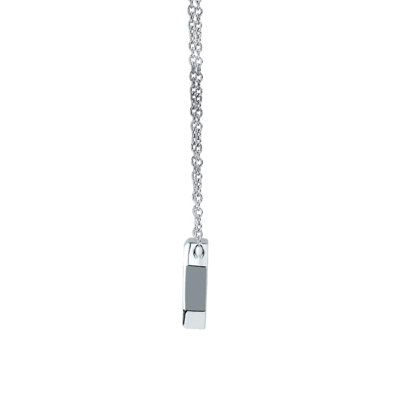 Auriya 14k Gold 1 1/3ctw Asscher-cut Diamond Station Necklace (G-H, VS1-VS2)