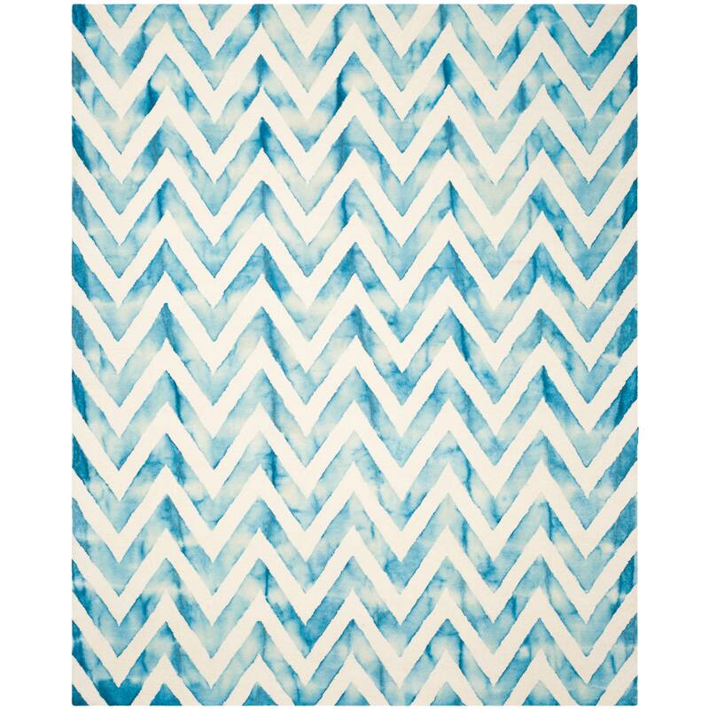 SAFAVIEH Dip Dye Erkhild Hand-tufted Wool Chevron Area Rug