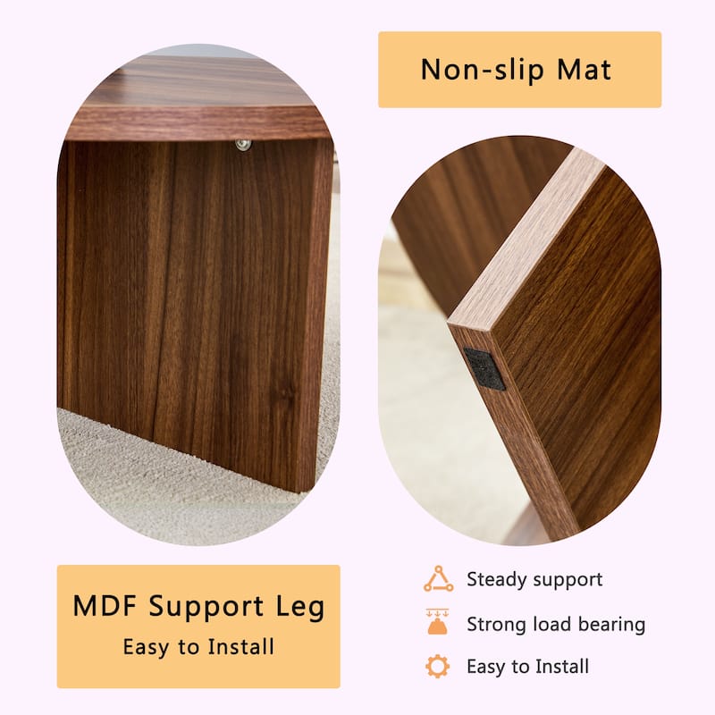 Versatile Mdf Round Coffee Table