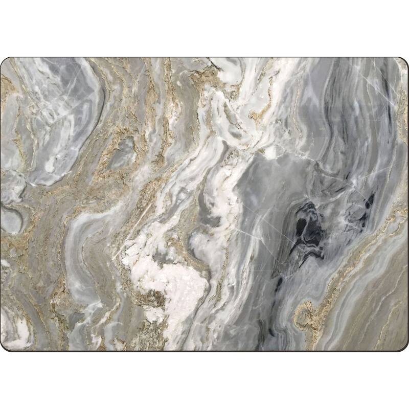 Cala Home Hardboard Placemats - Quartz - Set of 4 - 15.5x11.25x.225