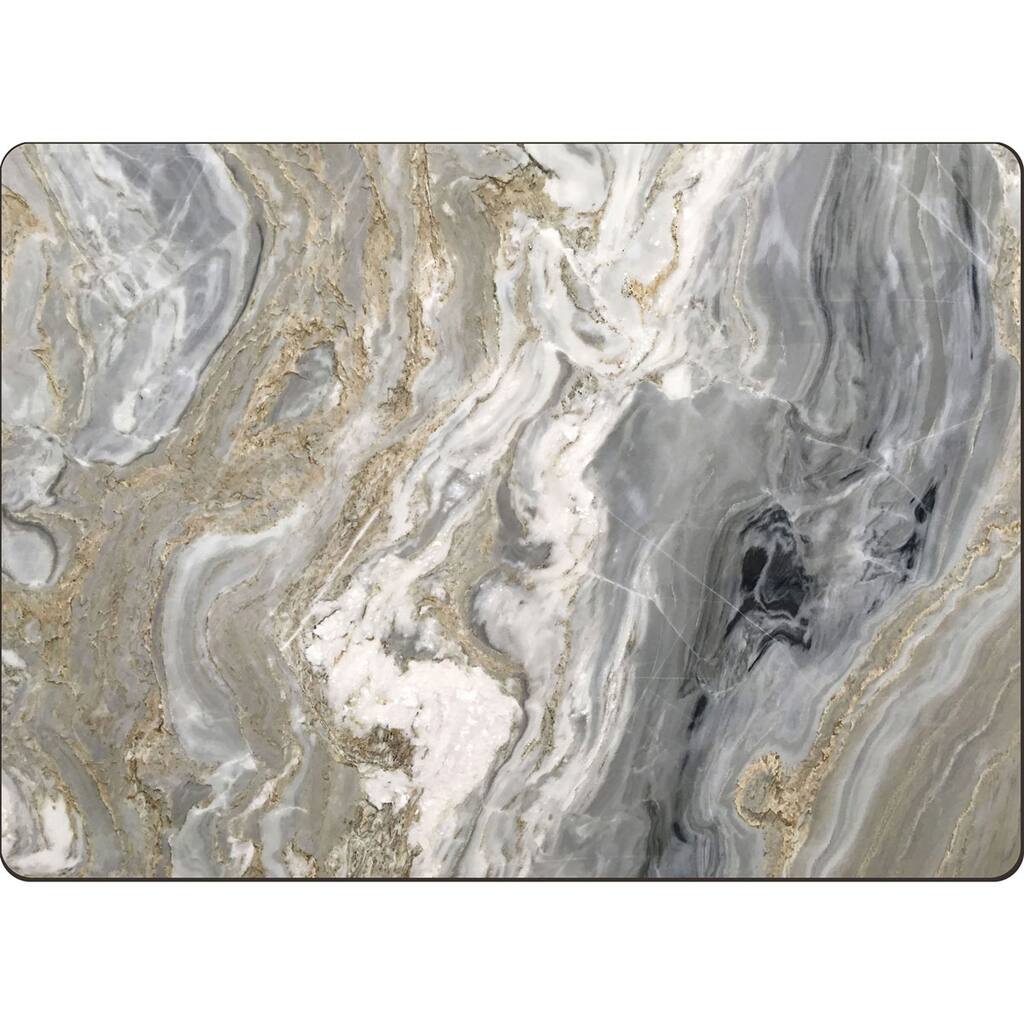 Cala Home Hardboard Placemats - Quartz - Set of 4 - 15.5x11.25x.225