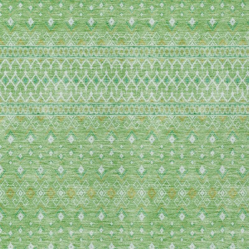 HomeRoots Tribal Transitional Rectangle Outdoor Rug