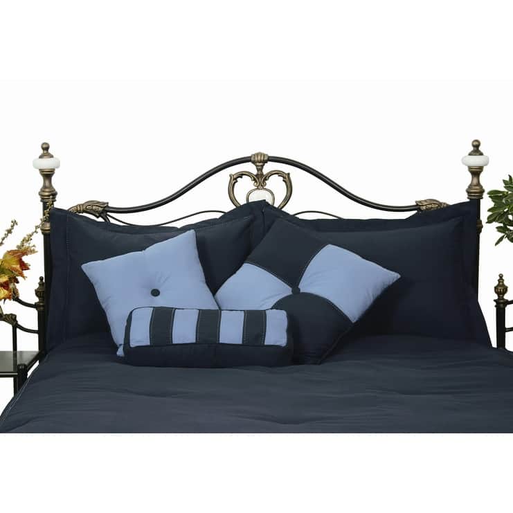 Microfiber Reversible Throw Pillows (Set of 3)