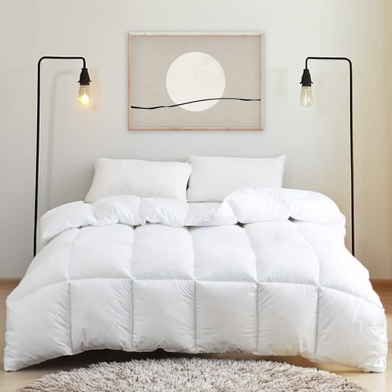 Highland Feather Winter Cozy Series Extra Warm Premium White Goose Down Comforter - California King - 725 Loft