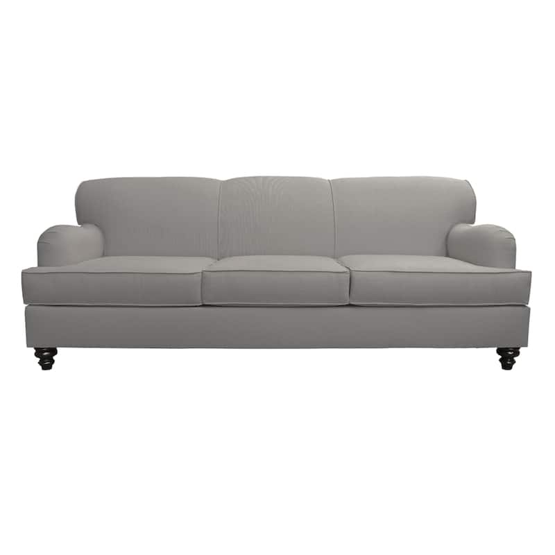 Alice Tradtional Roll Arm Sofa - Grey