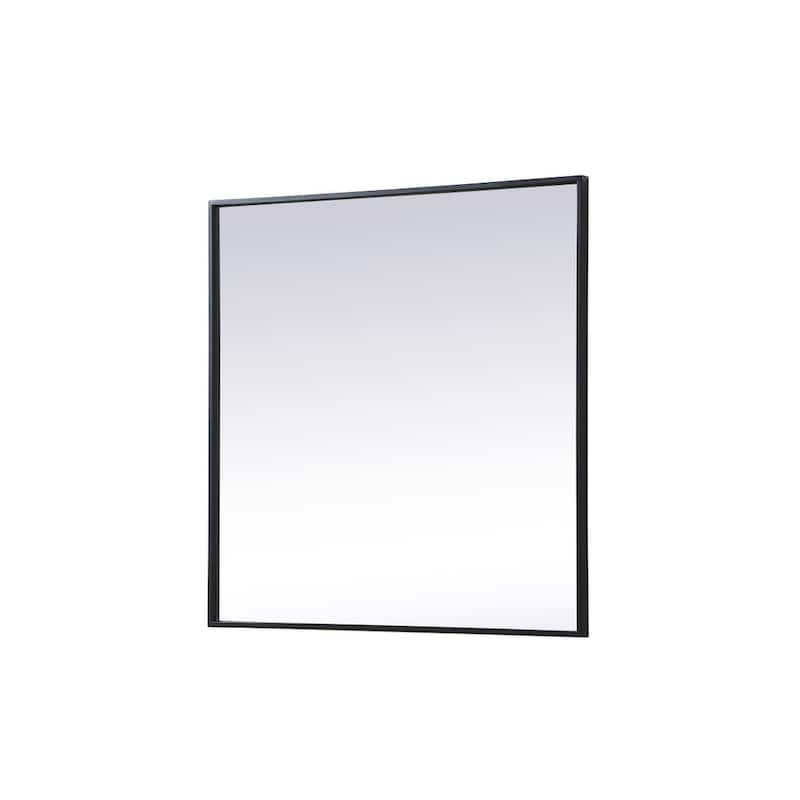 Indigo Home Metal Frame Square Mirror 30 inch