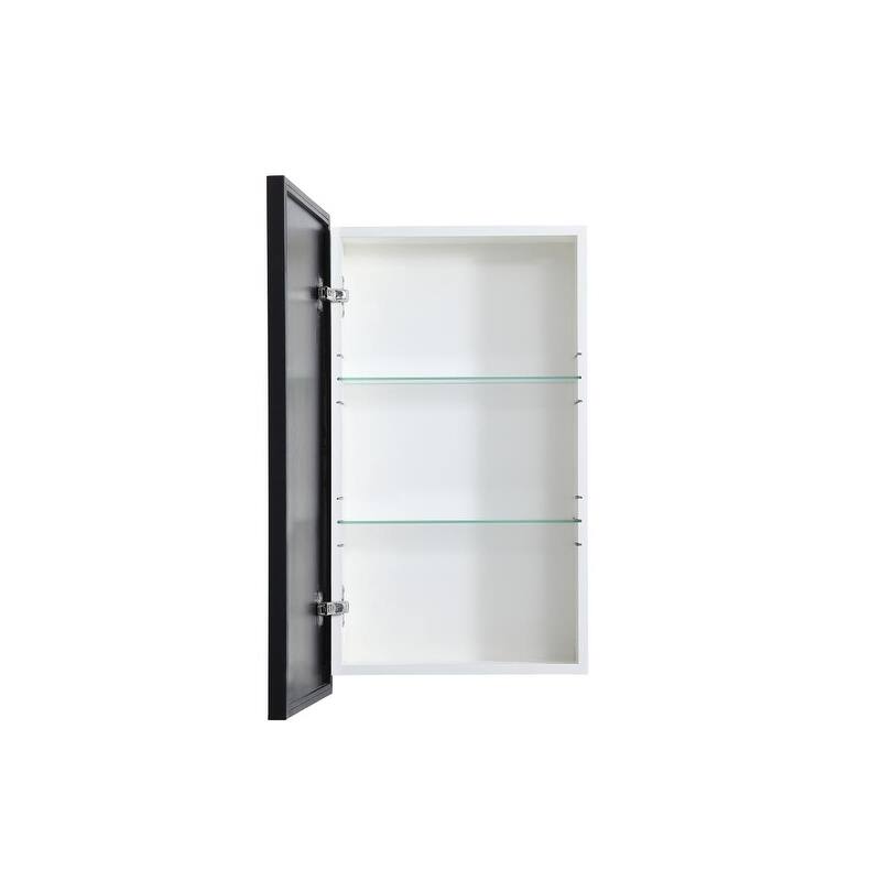 Lulu Mirrored Rectangular 2-shelf Medicine Cabinet