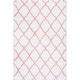 preview thumbnail 2 of 11, Nuloom Soft and Plush Cloudy Trellis Kids' Shag Area Rug