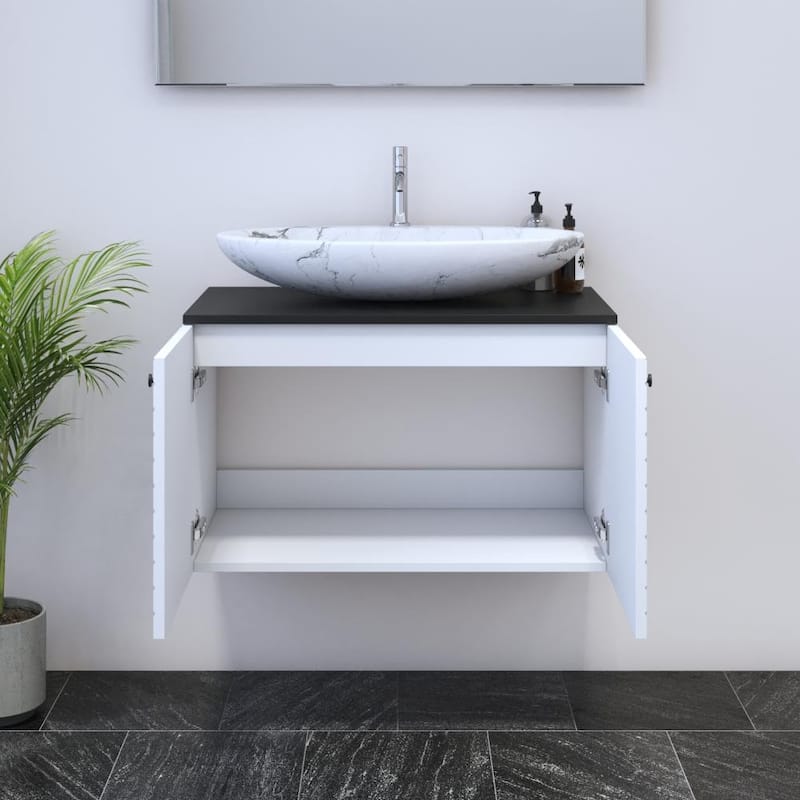 Avela 2D 80 Floating Bathroom Vanity (32" Width)