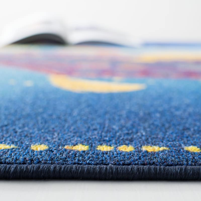 SAFAVIEH Machine Washable Slip Resistant Collection Inspired By Disney's Live Action Film Aladdin- Aladdin and Jasmine Rug
