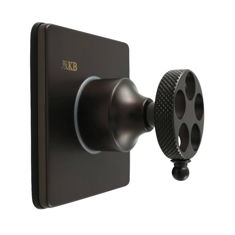 Webb Single-Handle Three-Way Diverter Valve with Square Trim Kit - Oil Rubbed Bronze