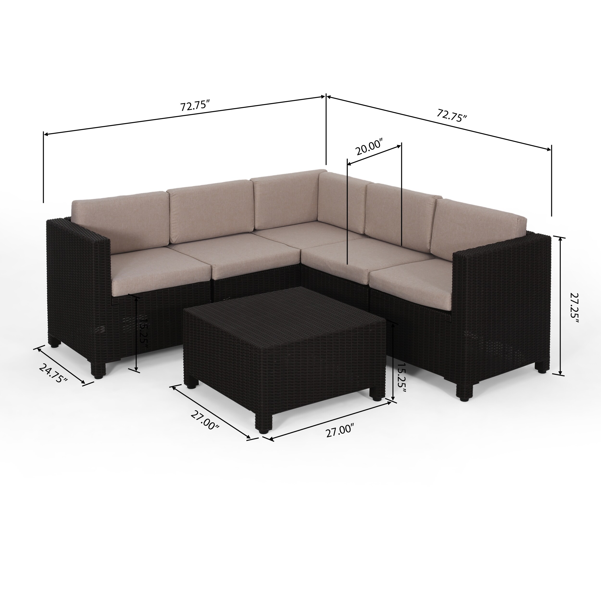 cushion sectional sofa