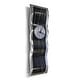 preview thumbnail 2 of 7, Statements2000 Metal Wall Clock Art Modern Abstract Black Silver Decor by Jon Allen - Black Willow Clock - 32" x 10"