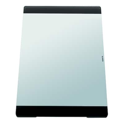 Blanco 17.25-in L x 10.625-in W Glass Cutting Board in White - 10.63 x 17.36