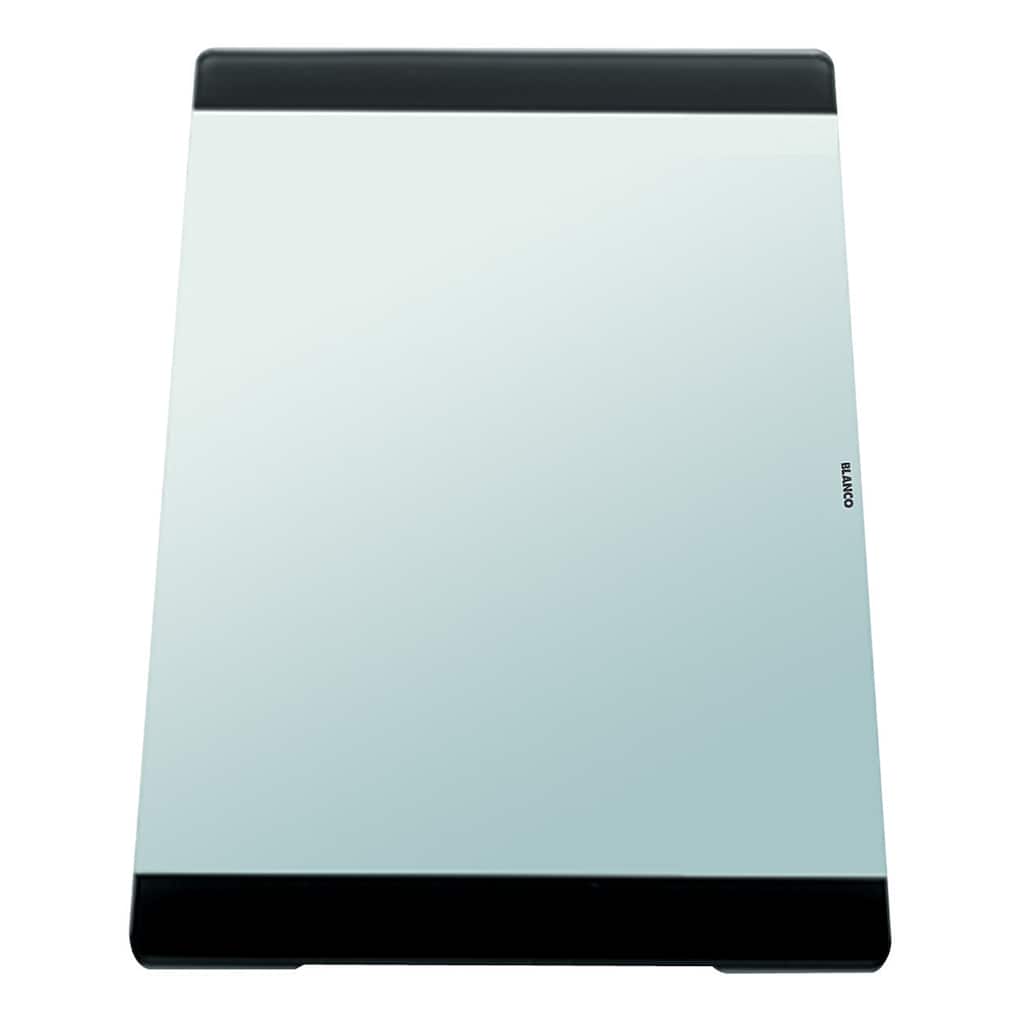 Blanco 17.25-in L x 10.625-in W Glass Cutting Board in White - 10.63 x 17.36