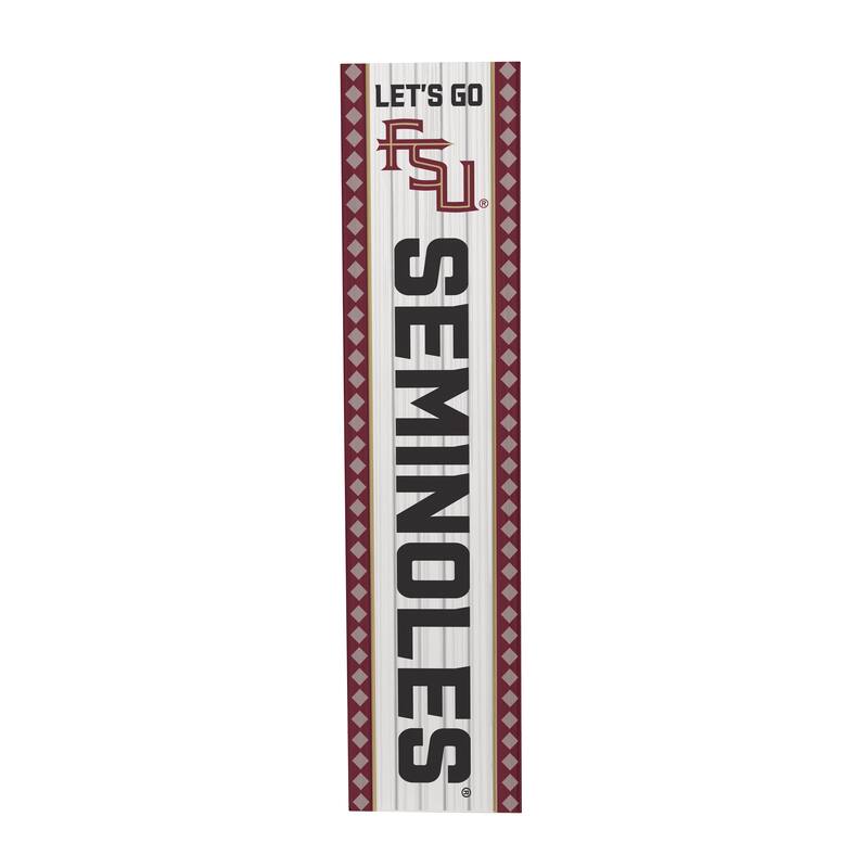 47" Double Sided Seasonal Porch Leaner, Florida State University - 47" x 11.25"