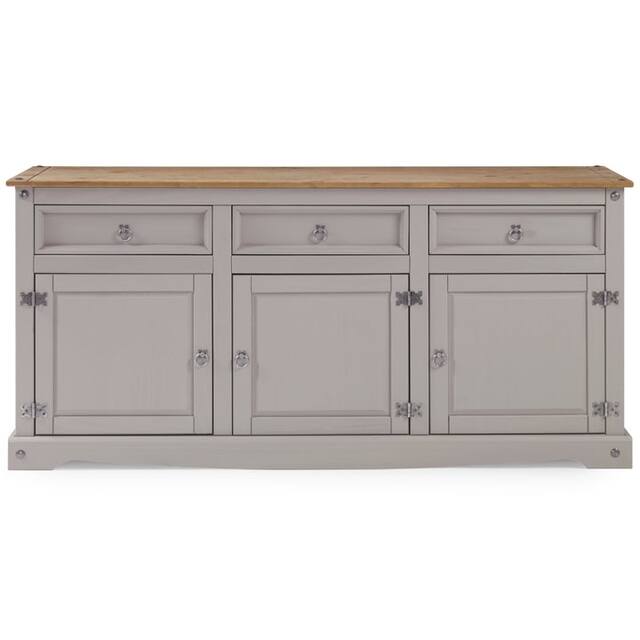 65" Wood Buffet Sideboard Corona Collection | Furniture Dash
