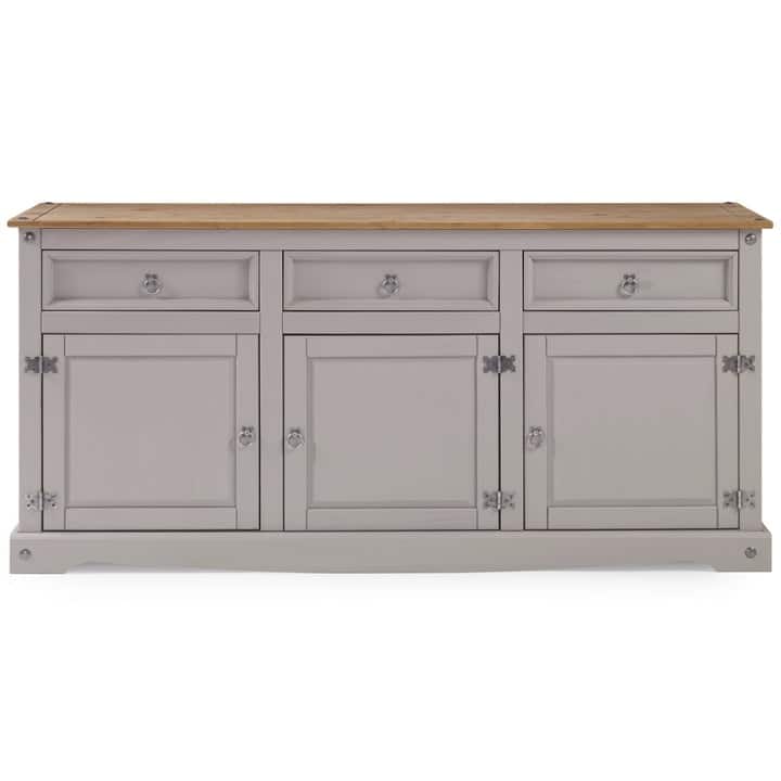 65" Wood Buffet Sideboard Farmhouse - Corona Collection | Furniture Dash