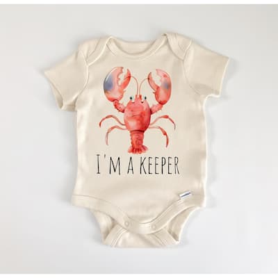 Lobster Seafood - Baby Boy Girl Clothes Infant Bodysuit Funny Cute Newborn