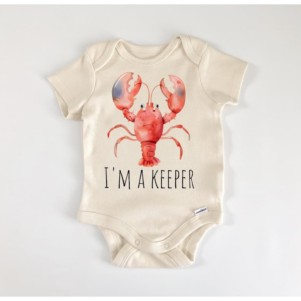 Lobster Seafood - Baby Boy Girl Clothes Infant Bodysuit Funny Cute Newborn