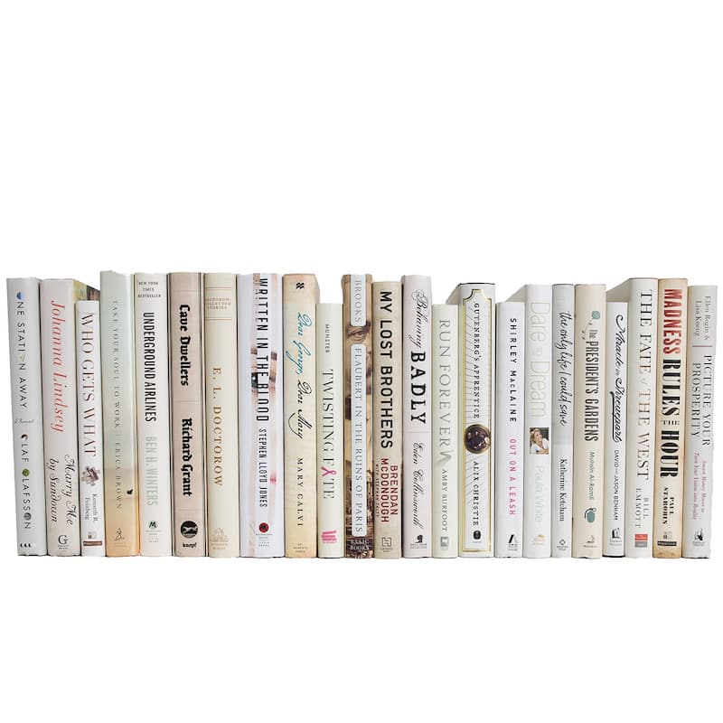 Books Off-White Decorative Accessories: Sand Dust Jacket Color By The Foot