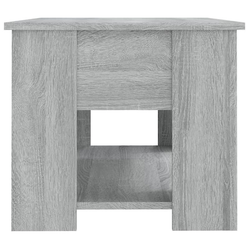 vidaXL Coffee Table Lift Top End Table Accent Side Sofa Table Engineered Wood - 31.1" x 19.3" x 16.1"