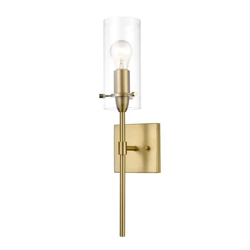 Light Society Montreal Clear Glass Wall Sconce