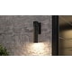 preview thumbnail 8 of 7, Sawyer 1-Light Matte Black Dark Sky Outdoor Wall Lantern